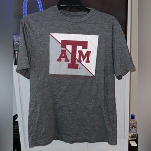 Fanatics Gray Texas A&M Short Sleeve Tee